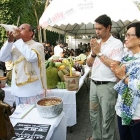 ป๋อ ณัฐวุฒิ, น้ำตาล พิจักขณา และเหล่านักแสดงนำร่วมงานบวงสรวงละคร สายลับสามมิติ