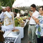 ป๋อ ณัฐวุฒิ, น้ำตาล พิจักขณา และเหล่านักแสดงนำร่วมงานบวงสรวงละคร สายลับสามมิติ