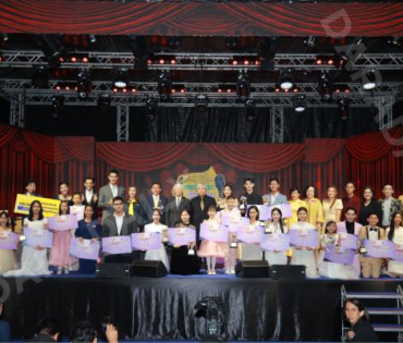 บรรยากาศงานโครงการ "เยาวชนสืบสานรักษ์เพลงไทย โดยสำนักงานพระคลังข้างที่" ซีซั่น ๒ รอบชิงชนะเลิศ
