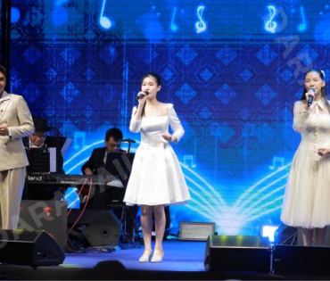บรรยากาศงานโครงการ "เยาวชนสืบสานรักษ์เพลงไทย โดยสำนักงานพระคลังข้างที่" ซีซั่น ๒ รอบชิงชนะเลิศ