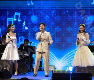 บรรยากาศงานโครงการ "เยาวชนสืบสานรักษ์เพลงไทย โดยสำนักงานพระคลังข้างที่" ซีซั่น ๒ รอบชิงชนะเลิศ
