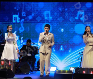 บรรยากาศงานโครงการ "เยาวชนสืบสานรักษ์เพลงไทย โดยสำนักงานพระคลังข้างที่" ซีซั่น ๒ รอบชิงชนะเลิศ