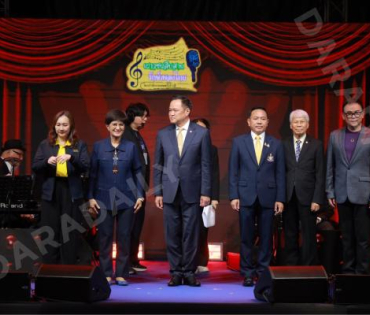 บรรยากาศงานโครงการ "เยาวชนสืบสานรักษ์เพลงไทย โดยสำนักงานพระคลังข้างที่" ซีซั่น ๒ รอบชิงชนะเลิศ