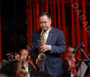บรรยากาศงานโครงการ "เยาวชนสืบสานรักษ์เพลงไทย โดยสำนักงานพระคลังข้างที่" ซีซั่น ๒ รอบชิงชนะเลิศ