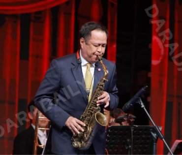 บรรยากาศงานโครงการ "เยาวชนสืบสานรักษ์เพลงไทย โดยสำนักงานพระคลังข้างที่" ซีซั่น ๒ รอบชิงชนะเลิศ