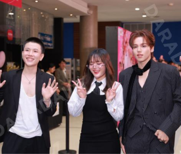 บรรยากาศรอบปฐมทัศน์ ละครเวที วันสละโสดกับโจทก์เก่าๆ เดอะสรวนมิวสิคัล นำแสดงโดย เจมส์ มาร์, แพร์ พิชช