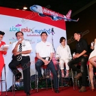 โตโน่, เอ๋-มณีรัตน์, นท-เดอะสตาร์ ร่วมงานแถลงข่าวของสายการบิน