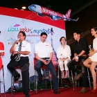 โตโน่, เอ๋-มณีรัตน์, นท-เดอะสตาร์ ร่วมงานแถลงข่าวของสายการบิน