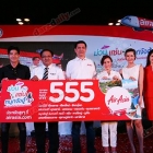 โตโน่, เอ๋-มณีรัตน์, นท-เดอะสตาร์ ร่วมงานแถลงข่าวของสายการบิน