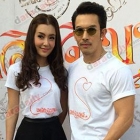 อั้ม-อธิชาติ, เบลล่า-ราณี ในงานบวงสรวงละคร "เพลิงฉิมพลึ"