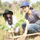 “อาย - ท๊อป” ร่วมกิจกรรม “โครงการปลูกเสริมและบำรุงรักษาพืชอาหารช้าง”