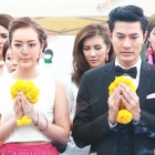 อั๋น-วิทยา, แก๊ป-ชนกสุดา และเหล่านักแสดงนำร่วมงานบวงสรวงเปิดกล้องละคร "เจ้าจอม"