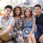 ภาพเบื้องหลังของ "เคน-น้ำตาล" และเหล่านักแสดงจากละครเรื่อง “ดาวเคียงเดือน”