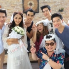 ภาพเบื้องหลังของ "เคน-น้ำตาล" และเหล่านักแสดงจากละครเรื่อง “ดาวเคียงเดือน”