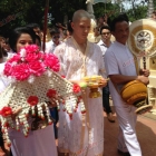 ภาพบรรยากาศ งานอุปสมบท พระคริส พระตูมตาม