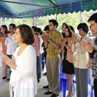 โฬม, มอส, โดนัท นำทีมเหล่านักแสดงนำร่วมงานบวงสรวงละคร "สุดแค้นแสนรัก"