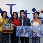 หมาก-ปริญ, นก, วาววา นำทีมนักแสดงละครภพรักและบางระจัน เยี่ยมเยียนสื่อมวลชน