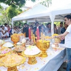 มิกค์-ทองระย้า, พิม-พิมประภา นำทีมเหล่านักแสดงนำร่วมงานบวงสรวงละคร "กาลครั้งหนึ่ง...ใน  หัวใจ"