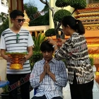 รวมภาพงานบวช "ปิน ชวนันท์" น้องชายพระเอกหนุ่ม "ปอ ทฤษฎี" 