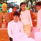 "พุฒ-จุ๋ย" ร่วมงานบุญ ยกช่อฟ้า ช่อที่ 8