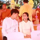 "พุฒ-จุ๋ย" ร่วมงานบุญ ยกช่อฟ้า ช่อที่ 8