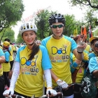 รวมภาพเหล่าคนบันเทิงพร้อมใจร่วมกิจกรรม “ปั่นเพื่อพ่อ Bike for Dad”