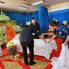 ภาพบรรยากาศ งานศพ "ปอ ทฤษฎี"