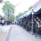 ภาพบรรยากาศ งานศพ "ปอ ทฤษฎี"