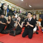 ภาพบรรยากาศ งานศพ "ปอ ทฤษฎี"
