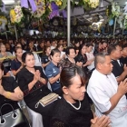 ภาพบรรยากาศ งานศพ "ปอ ทฤษฎี"