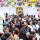ภาพบรรยากาศ งานศพ "ปอ ทฤษฎี"