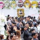 ภาพบรรยากาศ งานศพ "ปอ ทฤษฎี"