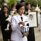 บรรยากาศงานพระราชทานเพลิงศพ "ปอ ทฤษฎี" 