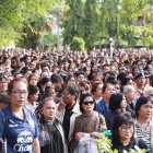 บรรยากาศงานพระราชทานเพลิงศพ "ปอ ทฤษฎี" 