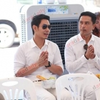 "ขวัญ-เคลลี่-ยุ้ย" และเหล่าคนบันเทิงรวมงานพิธีครอบครูของ บ.พอดีคำ 