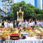 "หม่อมราชวงศ์ ศรีคำรุ้ง ยุคล" นำทีมนักแสดงบวงสรวงละคร หมอผี