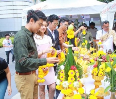 งานบวงสรวงละคร 2 เรื่อง 2 รสชาติ ทรายย้อมสี กับ เสน่ห์นางครวญ