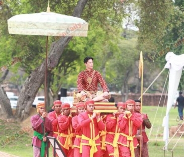 ยิ่งใหญ่อลังการ “หม่อมน้อย” นำทีมนักแสดง “ศรีอโยธยา” บวงสรวง "บูรพกษัตราธิราชเจ้า"