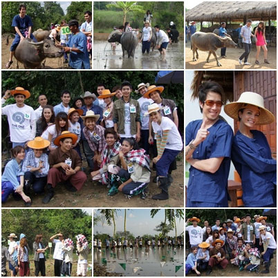 “พิม-เจ” สวมชุดม่อฮ่อม-สวมงอบขี่ควาย มอบภารกิจตัวแทนไทย “เศรษฐกิจพอเพียง”