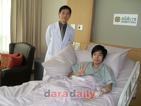 “นัท AF4” โล่ง ปลอดเชื้อไข้หวัด 2009 แค่ “ไวรัสลงคอ” 
