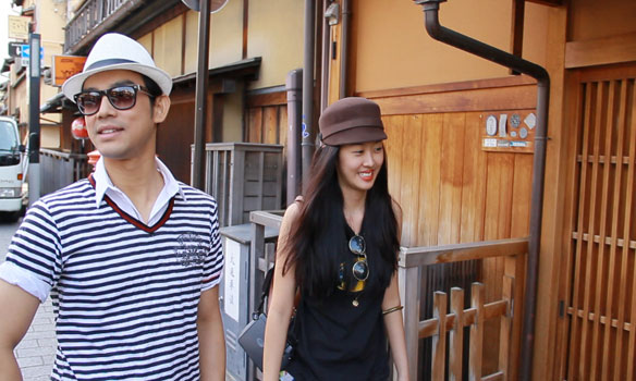 “มอส” ชวน “ยิปโซ” ร่วมซ่าแบบเด็กแนว !!!  บุกครัวใหญ่ “เมืองเกียวโต”