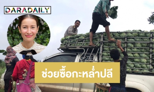 “แอน ทองประสม” ช่วยเกษตรกรรับซื้อกะหล่ำปลีแม่ฮ่องสอนราคาตก