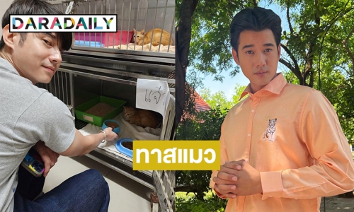 ทาสแมวน้องใหม่ “มาริโอ้ เมาเร่อ” รับเลี้ยงแมวจรจิ๋วกับแจ๋ว