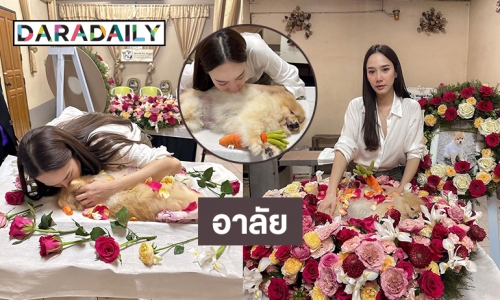 “อั้ม พัชราภา” จัดพิธีอาลัยส่ง “น้องปอมปอม” เดินทางสู่ดาวสุนัข