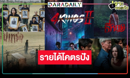 เช็คด่วนรายหนังไทย “4 Kings2” สุดยอดพุ่งสู่ 100 ล้าน “ธี่หยด-สัปเหร่อ” แผ่ว!