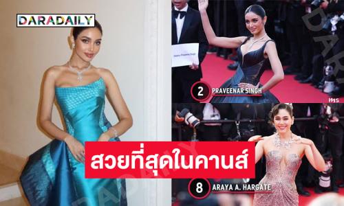 “ปวีนา ซิงห์” และ “ชมพู่ อารยา” ติดอันดับ 2 และ 8 เซเล็บที่มีลุคที่สวยที่สุดในเทศกาลหนังเมืองคานส์