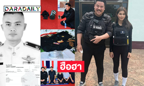 ฮือฮานางแบบสาวช่วยงานจิตอาสา “กัน จอมพลัง”