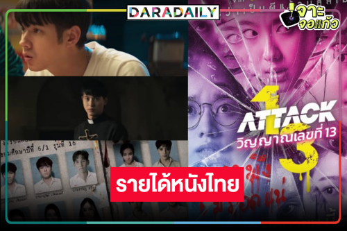 เปิดรายหนังไทย “เลี้ยงรุ่น” กระแสแรงขึ้นอันดับหนึ่ง! ลุ้นผลงาน “มาริโอ้-เจมส์จิ-อ๊ะอาย” เป็นแบบนี้แล้ว!?