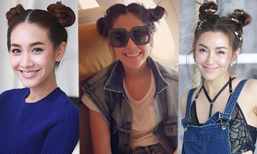 รวมดาราทำทรงผม Double Bun แฟชั่นไม่หลุดเทรนด์ใครสวยสุดต้องดู!