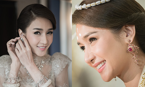 นางร้ายในจอ นางเอกในชีวิตจริง! 10 ภาพพิสูจน์ "เนย" สวยสง่าวันพิธีหมั้น